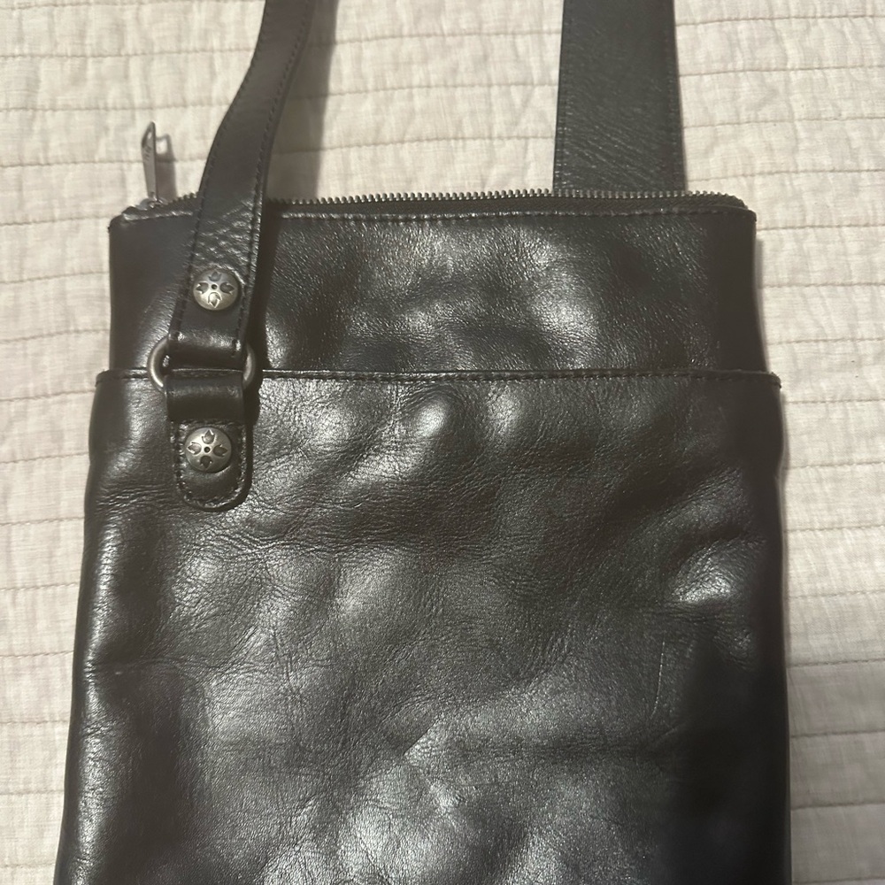 Patricia Nash Crossbody Black Leather Bag – Excellent Used Condition (EUC)
